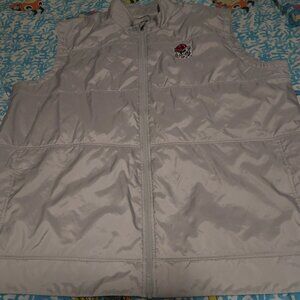 UGA Bulldogs Cutter & Buck Stealth Hybrid Quilted Mens Windbreaker Vest 4XT Tall